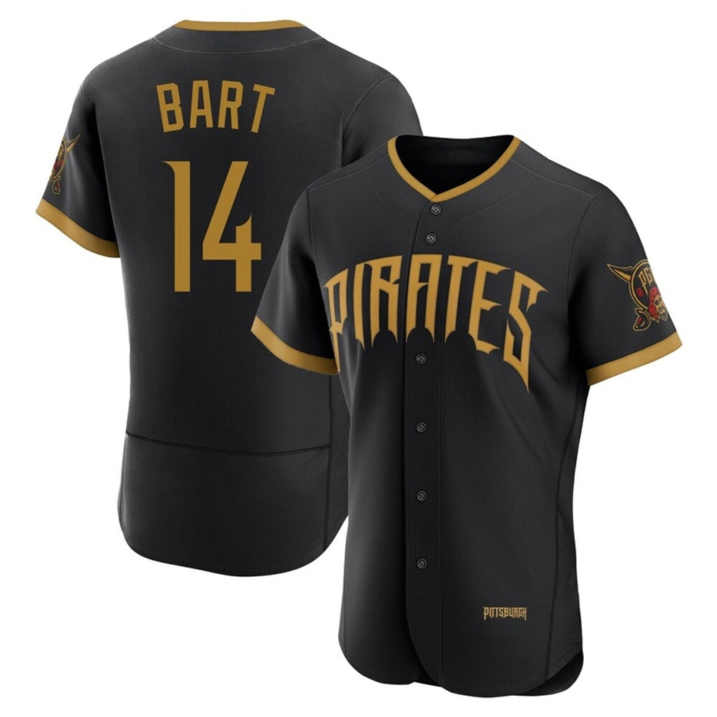 P.Pirates #14 Joey Bart Player Black 2026 City Connect Home Limited Elite Fdoa Stitched Jerseys