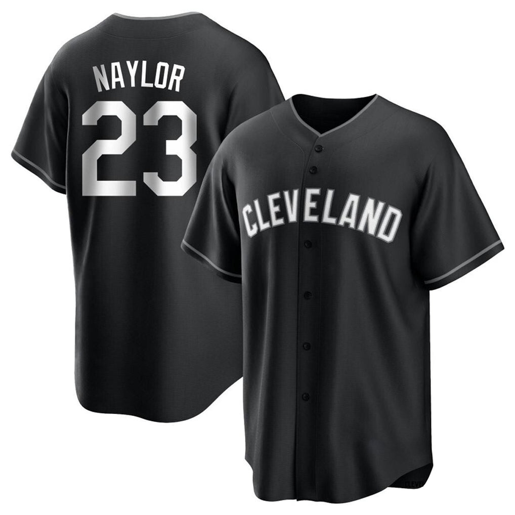 C.Guardians #23 Bo Naylor Player Black Home Game Fdoa Stitched Jerseys