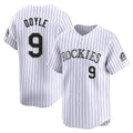 C.Rockies #9 Brenton Doyle Player White Limited Home Fdoa Stitched Jerseys