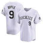 C.Rockies #9 Brenton Doyle Player White Limited Home Fdoa Stitched Jerseys