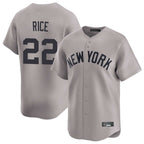 NY.Yankees #22 Ben Rice Player Gray Limited Home Fdoa Stitched Jerseys