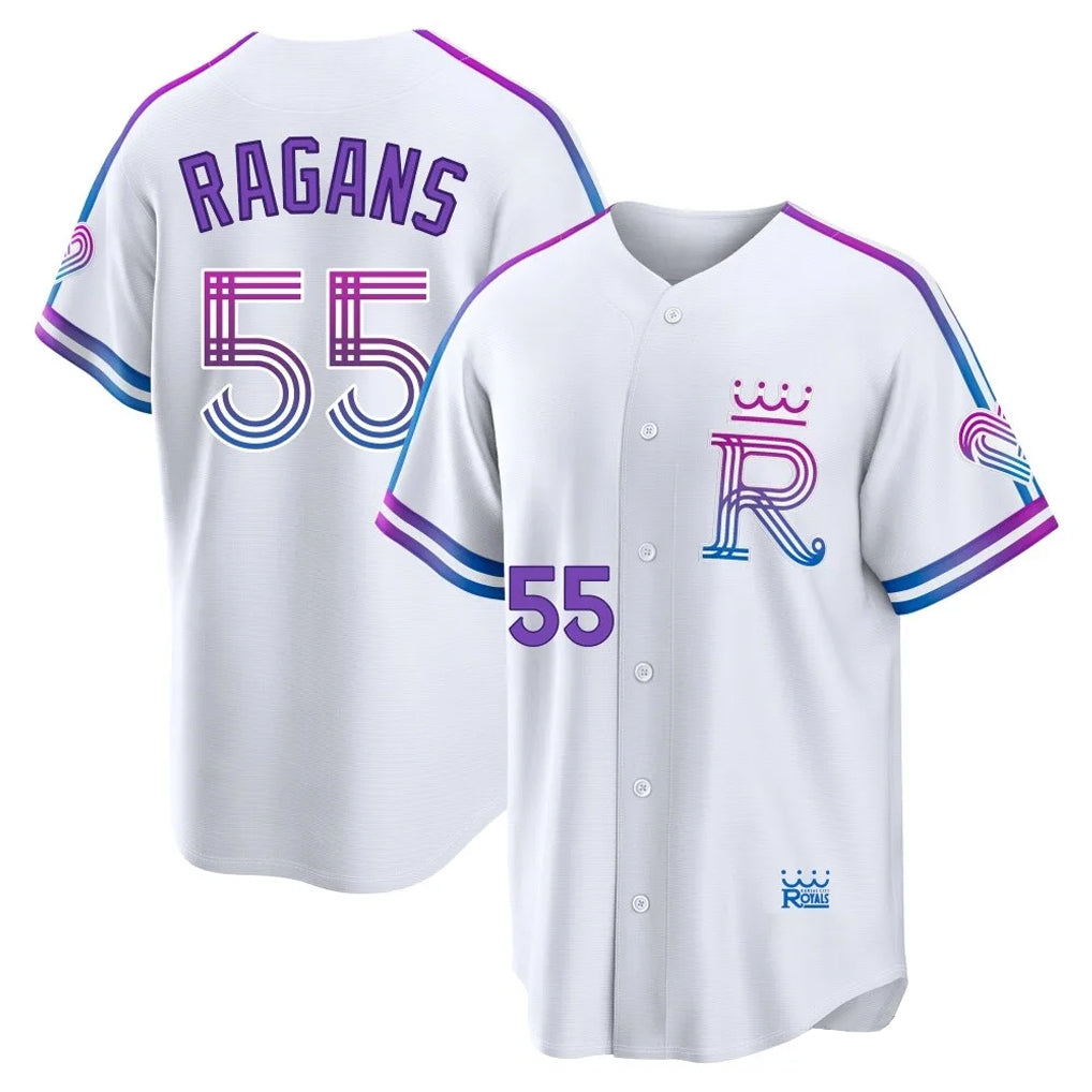 KC.Royals #55 Cole Ragans Player White 2026 City Connect Limited Home Fdoa Stitched Jerseys