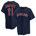 C.Guardians #11 Jose Ramirez Player Navy Game Home Fdoa Stitched Jerseys