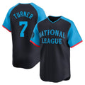 P.Phillies #7 Trea Turner Player Navy National League All-Star Limited Game Fdoa Stitched Jerseys