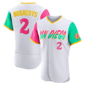 S.Diego Padres #2 Xander Bogaerts Player White City Connect Home Limited Elite Fdoa Stitched Jerseys