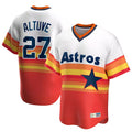 H.Astros #27 Jose Altuve Player Rainbow Cooperstown Collection T-shirt Fdoa Stitched Jerseys