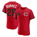 C.Reds #28 Eugenio Su¨¢rez Player Red 2026 City Connect Limited Elite Home Fdoa Stitched Jerseys