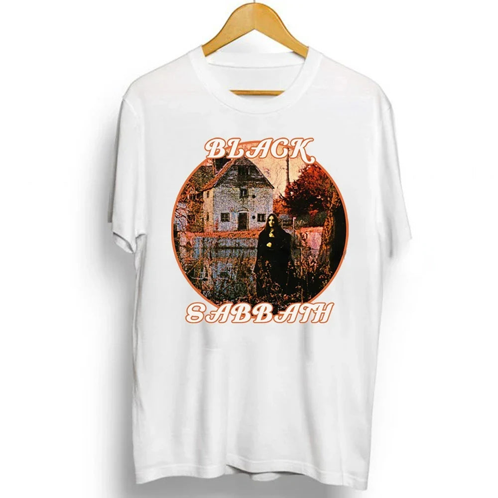 Cheap T-shirt Jerseys Black Metal Rock Band T shirt Men Women Fashion Casual Graphic Short Sleeve Short Sleeve Plus Size T Shirt Unisex 62474