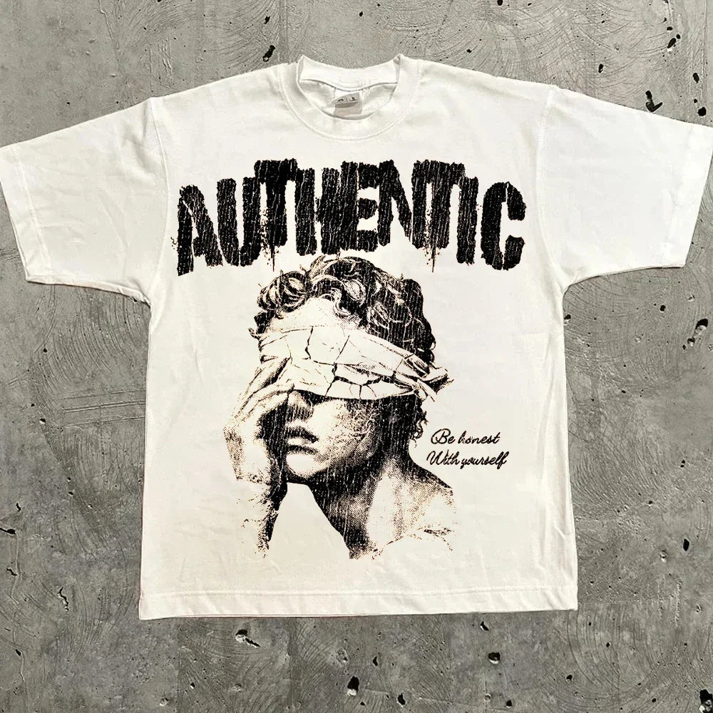 Cheap T-shirt Jerseys Harajuku Letter Graphic T Shirts Y2k Tops High Street Oversized T Shirt Pro Choice Streetwear Vintage Tee Clothing