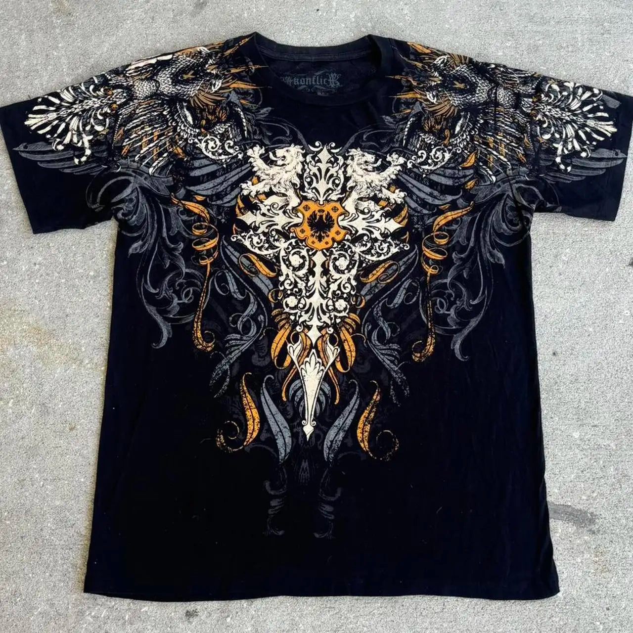 Cheap T-shirt Jerseys Summer New Fashion Oversized Printed T-shirt Men Y2K Harajuku Vintage Hip Hop Oversized Short-sleeved Gothic Shirt Men And Women