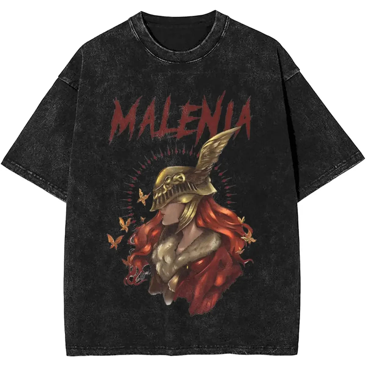 Cheap T-shirt Jerseys Malenia Blade Of Miquella Washed New Arrival Mens Clothes Tee Shirt Homme Graphic T-Shirts Men Tshirt for Men Ropa Hombre 62924