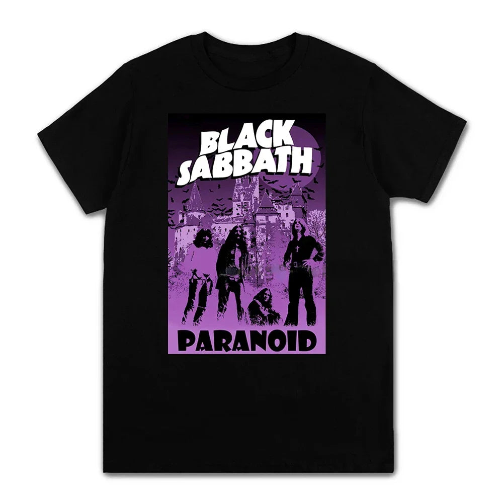 Cheap T-shirt Jerseys Black Metal Rock Band T shirt Men Women Fashion Casual Graphic Short Sleeve Short Sleeve Plus Size T Shirt Unisex 62474