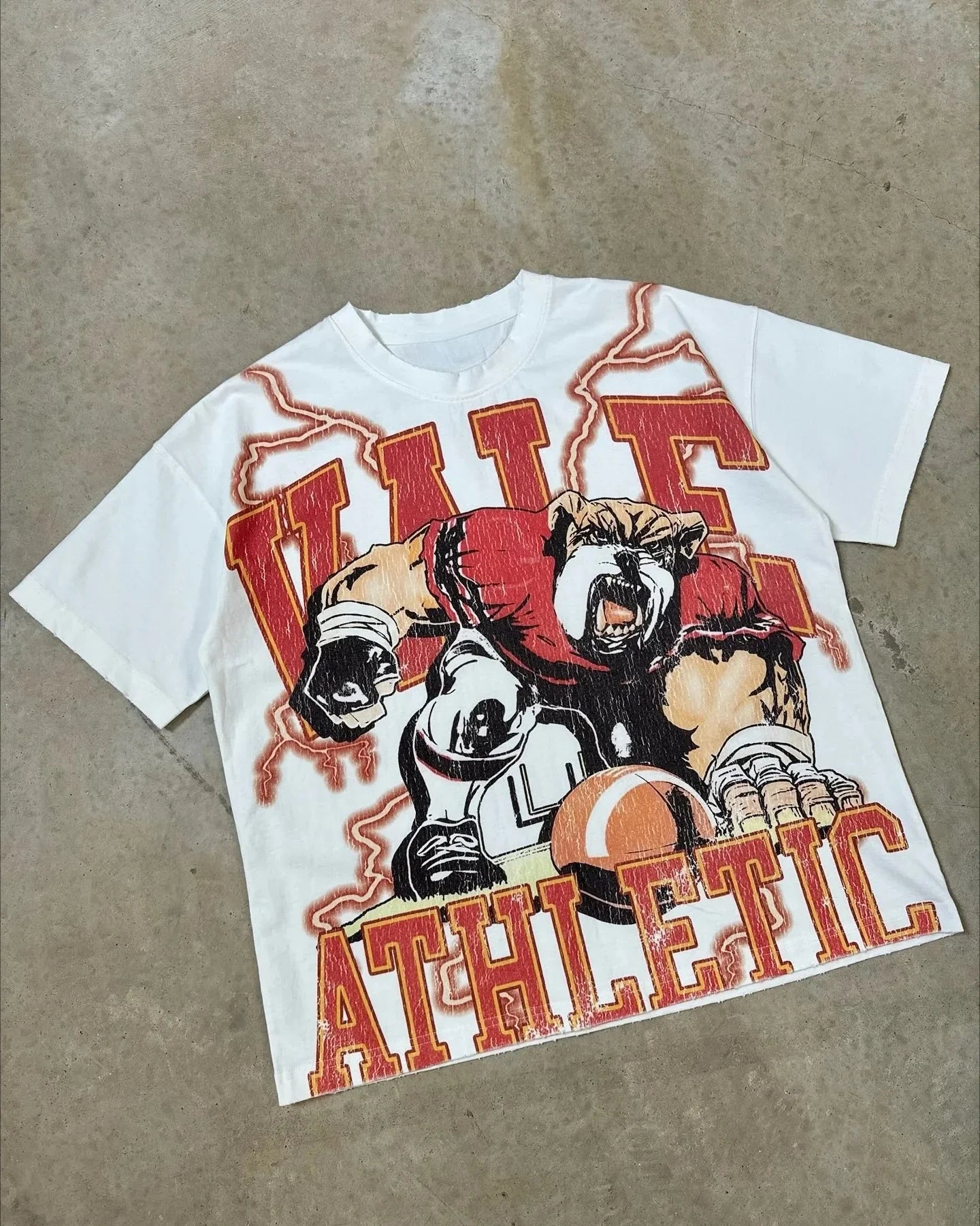 Cheap T-shirt Jerseys Summer Harajuku Vintage T-Shirt Bolt Pattern Print Gothic Oversized T-Shirt Hip Hop Street Punk Casual Loose T-Shirt