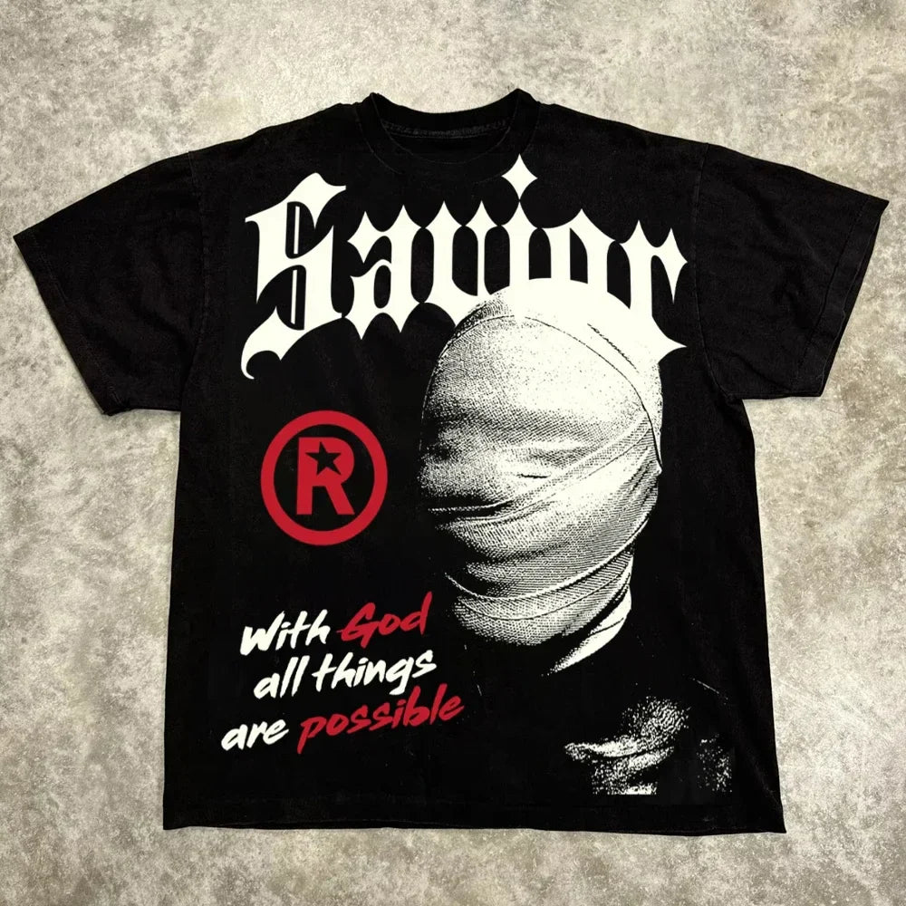 Cheap T-shirt Jerseys Harajuku Letter Graphic T Shirts Y2k Tops High Street Oversized T Shirt Pro Choice Streetwear Vintage Tee Clothing