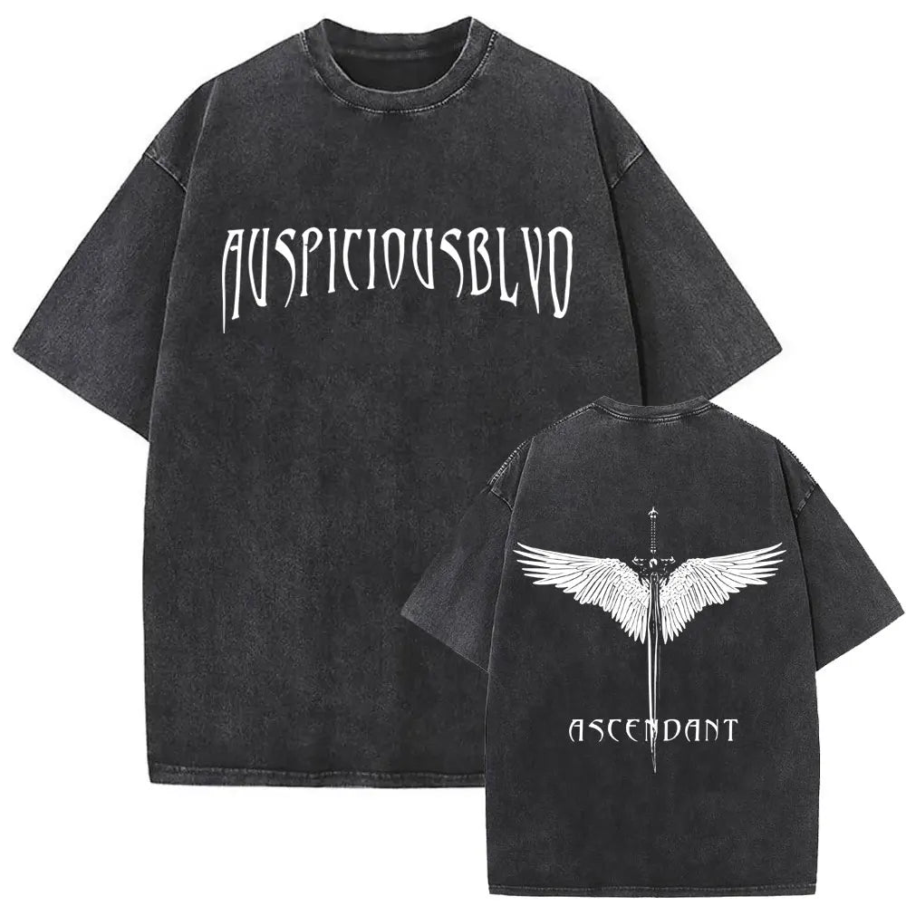 Cheap T-shirt Jerseys Christian Religious Jesus Forgive Them Father Vintage Washed T-shirt  Men Women Gothic Rock Oversized T Shirts Tops Streetwear