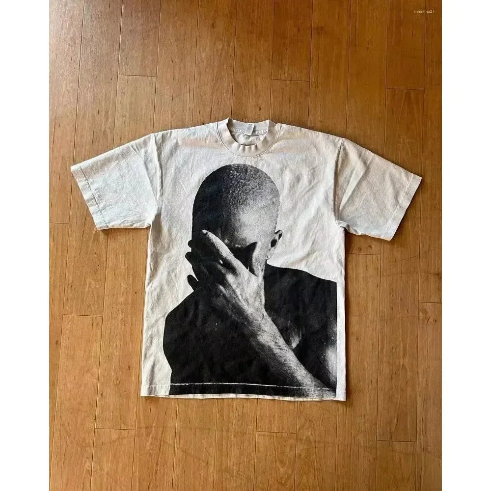 Cheap T-shirt Jerseys 2000s Vintage Casual Girl Print Y2k Women's Tshirts Short Sleeve O-Neck Streetwear Harajuku Gothic Tee Crop Top Men Kid Clothes