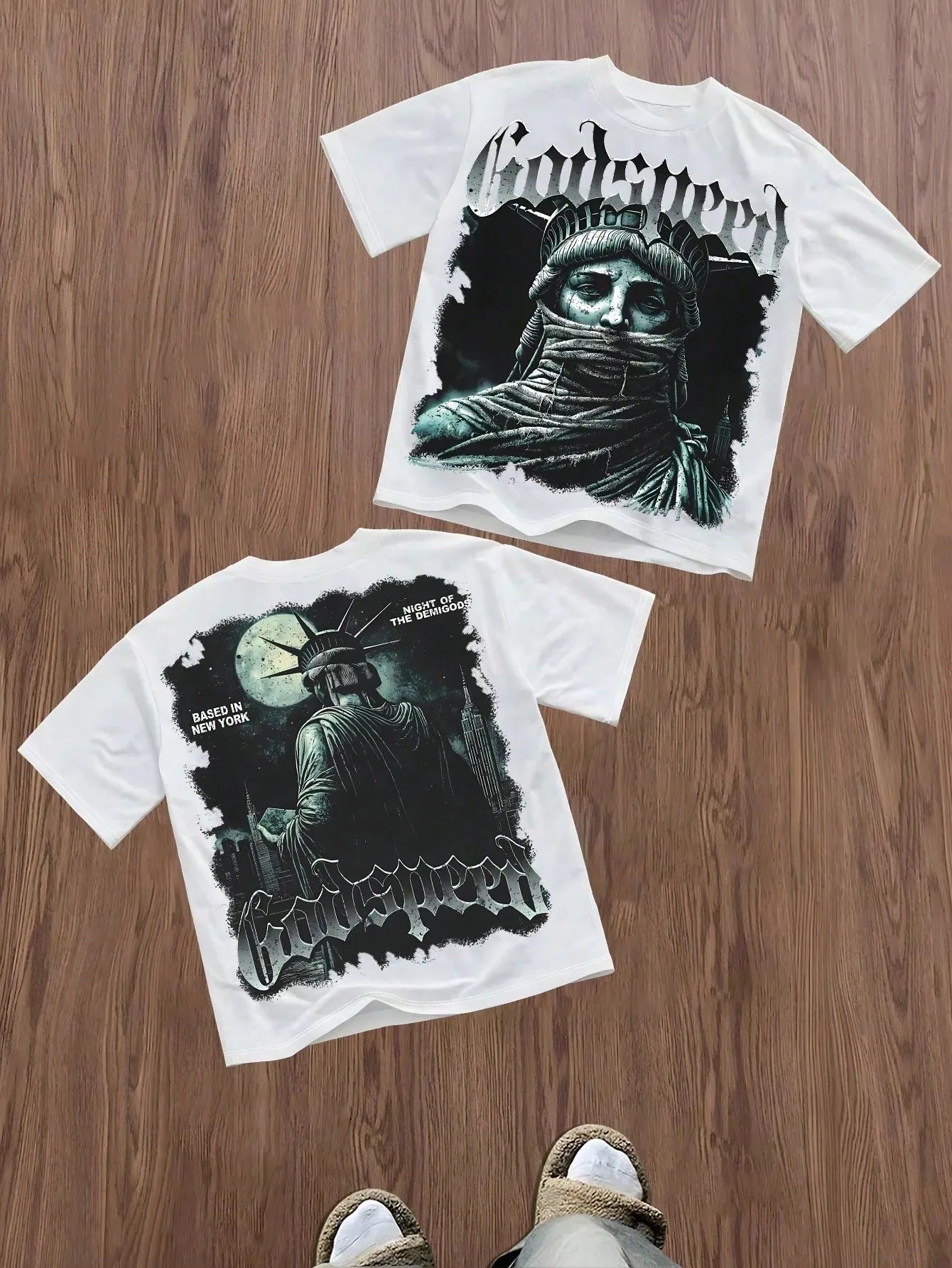 Cheap T-shirt Jerseys 2026 Summer New Men's T-shirt with 3D Angel Pattern Print Street Casual Fashion Comfortable Soft Breathable Lightweight