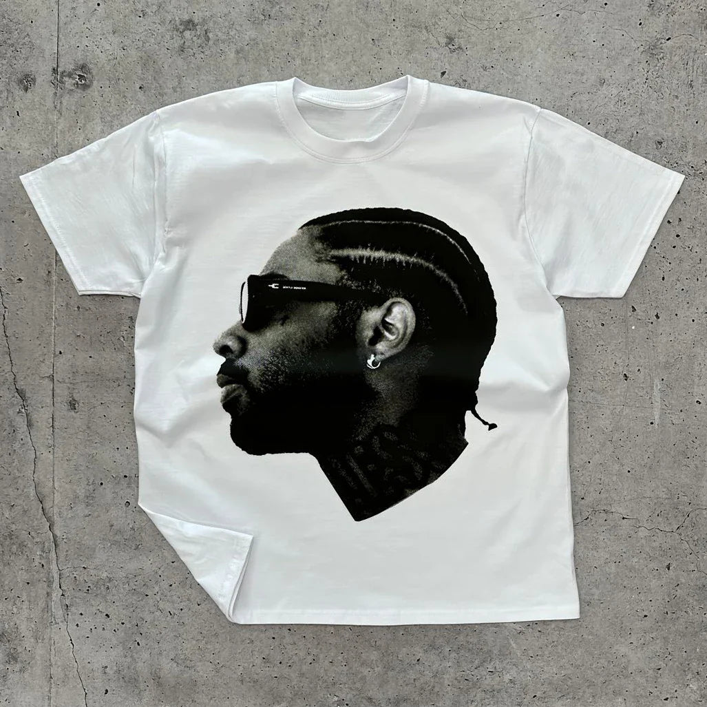 Cheap T-shirt Jerseys 2000s Vintage Casual Girl Print Y2k Women's Tshirts Short Sleeve O-Neck Streetwear Harajuku Gothic Tee Crop Top Men Kid Clothes