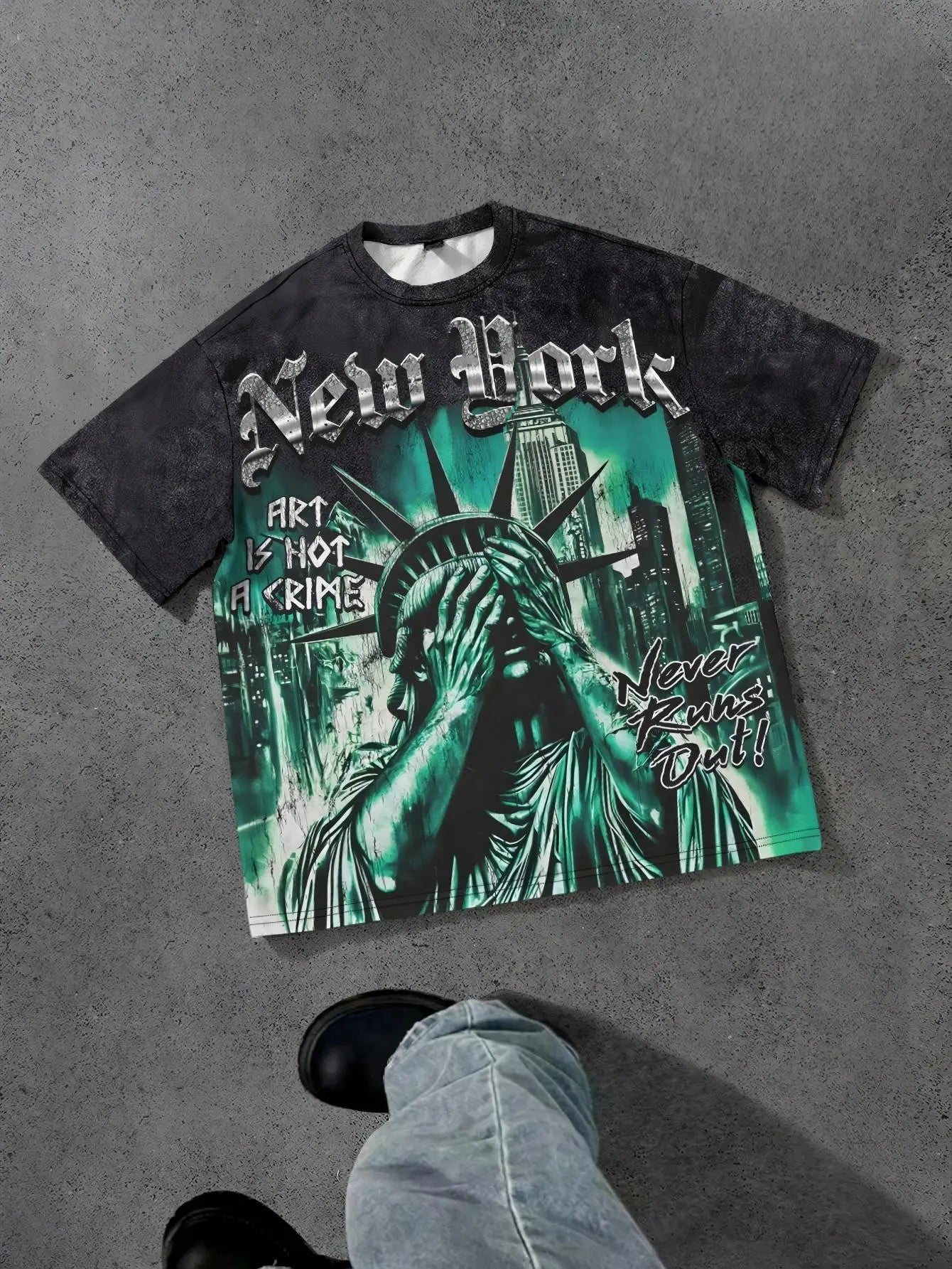 Cheap T-shirt Jerseys The 2026 summer new men's T-shirt features a casual fashionable comfortable soft and breathable 3D pattern print