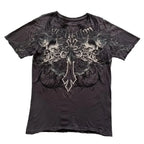 Cheap T-shirt Jerseys 90s American Suffering Trendy Retro Fashion Print Round Neck Short Sleeved T shirt Women Y2K Street Style Gothic Couple Sports