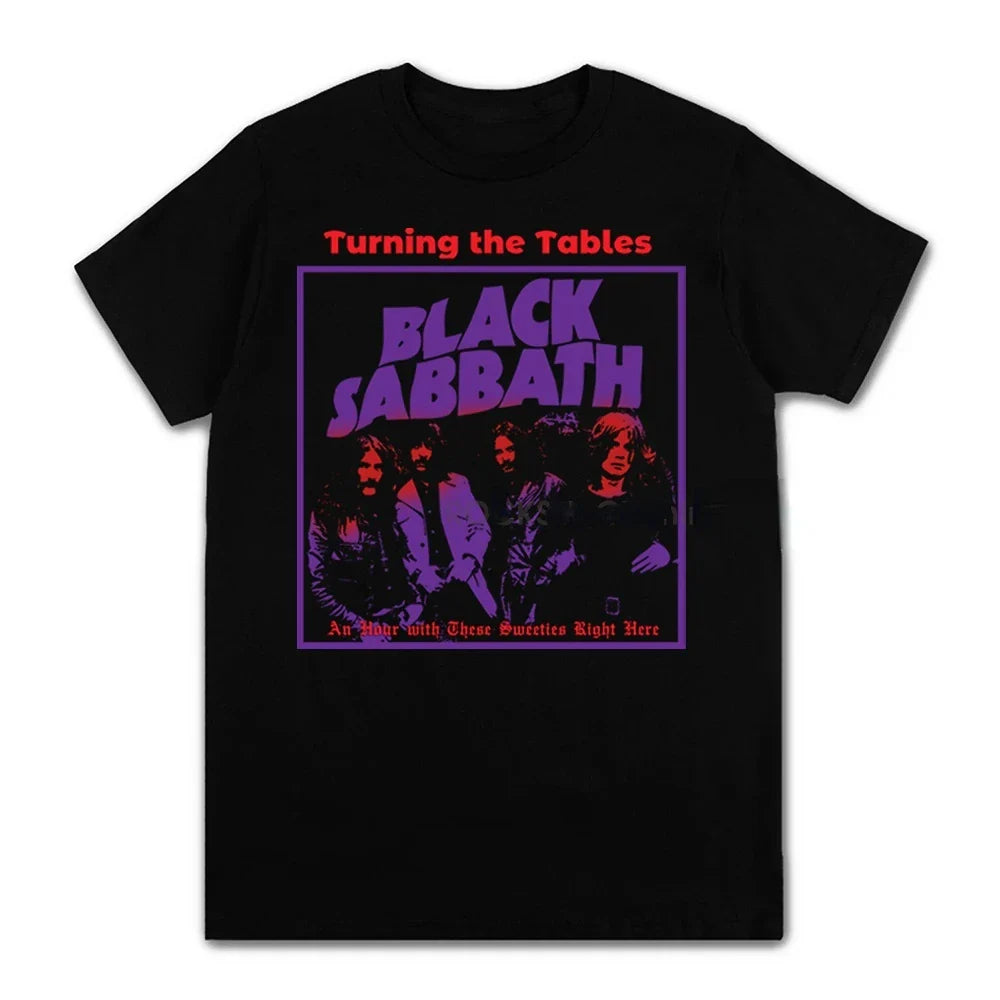 Cheap T-shirt Jerseys Black Metal Rock Band T shirt Men Women Fashion Casual Graphic Short Sleeve Short Sleeve Plus Size T Shirt Unisex 62474