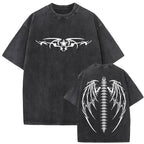 Cheap T-shirt Jerseys Christian Religious Jesus Forgive Them Father Vintage Washed T-shirt  Men Women Gothic Rock Oversized T Shirts Tops Streetwear