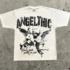 Cheap T-shirt Jerseys Harajuku Letter Graphic T Shirts Y2k Tops Men Women High Street Oversized T Shirt Pro Choice Streetwear Vintage Tee Clothing