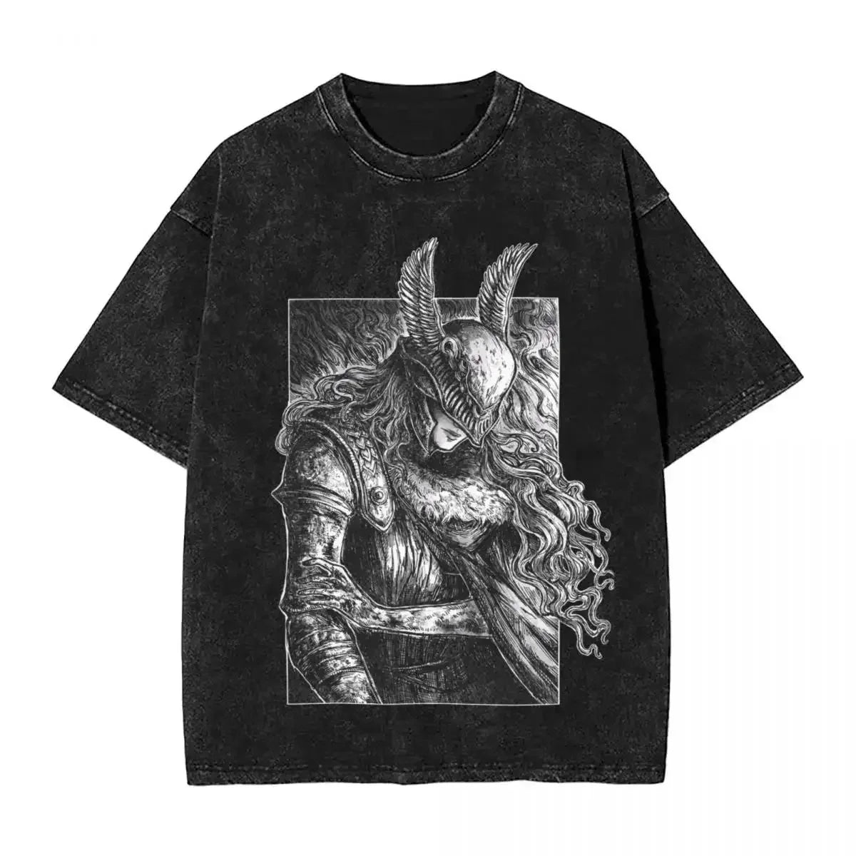 Cheap T-shirt Jerseys Malenia Blade Of Miquella Washed New Arrival Mens Clothes Tee Shirt Homme Graphic T-Shirts Men Tshirt for Men Ropa Hombre 62924