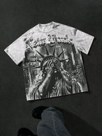 Cheap T-shirt Jerseys The 2026 summer new men's T-shirt features a casual fashionable comfortable soft and breathable 3D pattern print