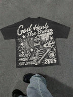 Cheap T-shirt Jerseys Harajuku Letter Graphic T Shirts Y2k Tops Men Women High Street Oversized T Shirt Pro Choice Streetwear Vintage Tee Clothing