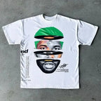 Cheap T-shirt Jerseys 2000s Vintage Casual Girl Print Y2k Women's Tshirts Short Sleeve O-Neck Streetwear Harajuku Gothic Tee Crop Top Men Kid Clothes