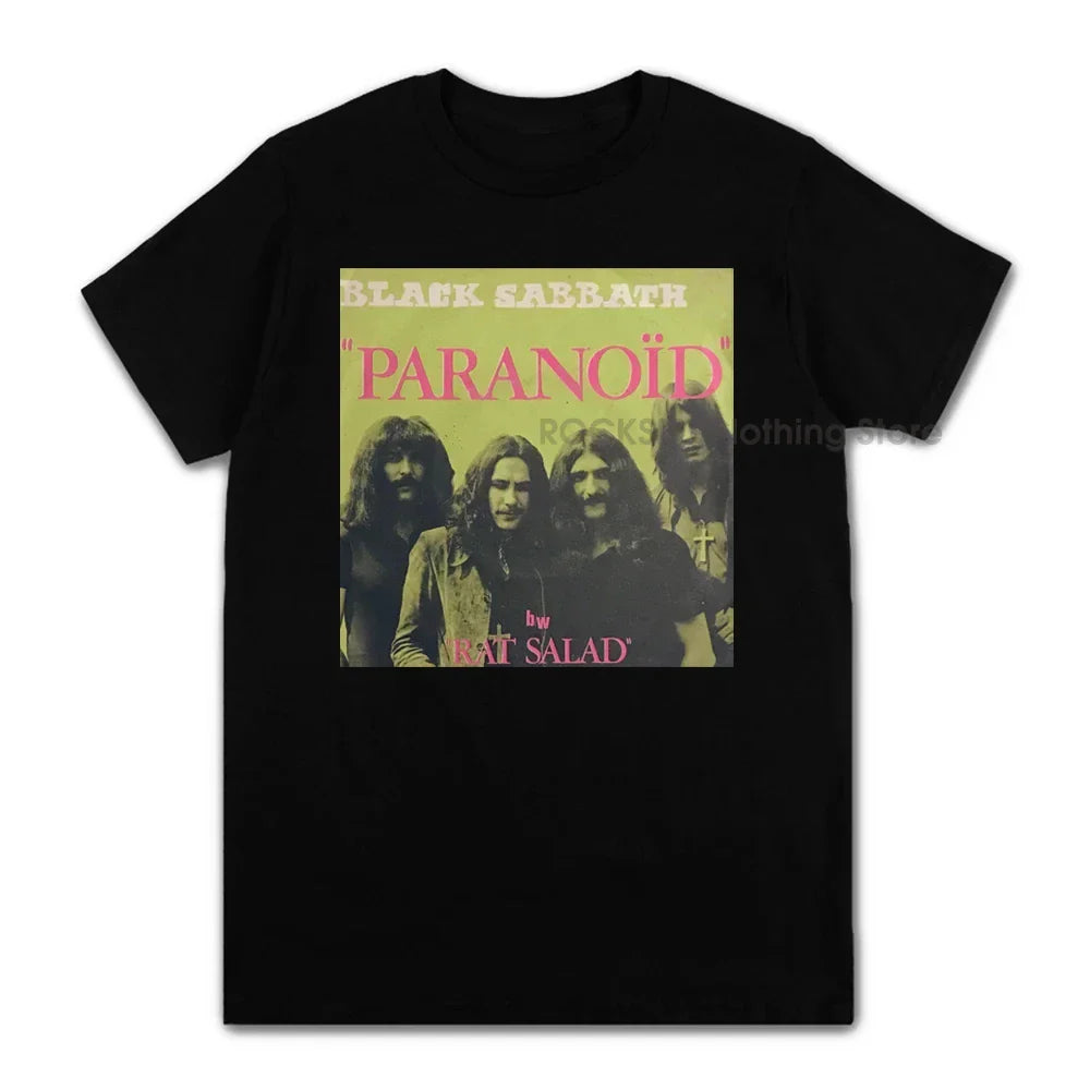 Cheap T-shirt Jerseys Black Metal Rock Band T shirt Men Women Fashion Casual Graphic Short Sleeve Short Sleeve Plus Size T Shirt Unisex 62474