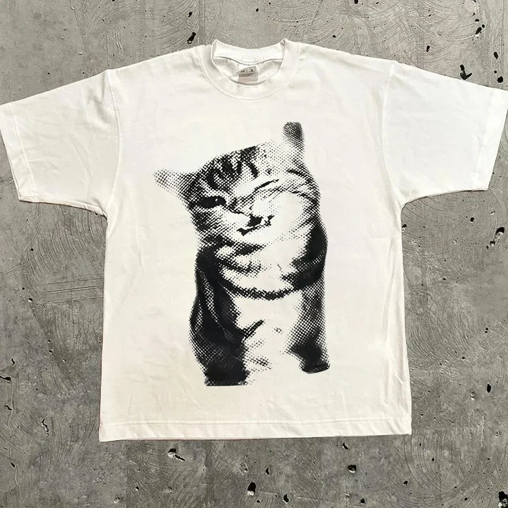 Cheap T-shirt Jerseys Harajuku Letter Graphic T Shirts Y2k Tops Men Women High Street Oversized T Shirt Pro Choice Streetwear Vintage Tee Clothing