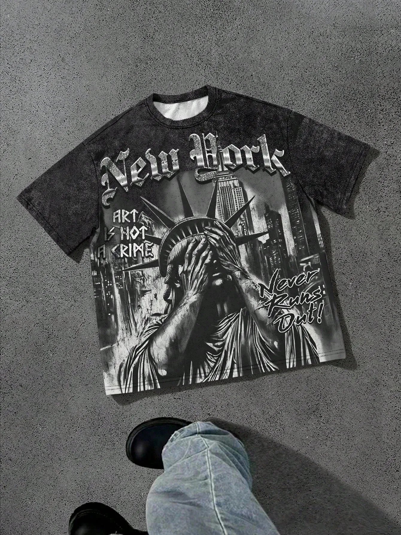 Cheap T-shirt Jerseys The 2026 summer new men's T-shirt features a casual fashionable comfortable soft and breathable 3D pattern print