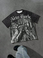 Cheap T-shirt Jerseys The 2026 summer new men's T-shirt features a casual fashionable comfortable soft and breathable 3D pattern print