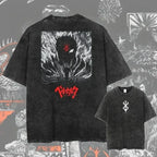 Cheap T-shirt Jerseys New Arrival Mens Clothes Tee Shirt Homme Graphic T-Shirts Men Tshirt for Men Ropa Hombre Washed Anime Berserk Baggy Camisetas