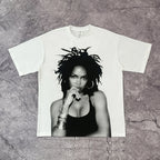 Cheap T-shirt Jerseys 2000s Vintage Casual Girl Print Y2k Women's Tshirts Short Sleeve O-Neck Streetwear Harajuku Gothic Tee Crop Top Men Kid Clothes
