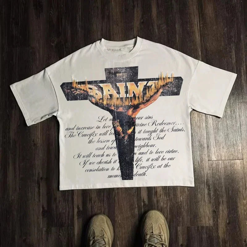 Cheap T-shirt Jerseys Harajuku Letter Graphic T Shirts Y2k Tops High Street Oversized T Shirt Pro Choice Streetwear Vintage Tee Clothing