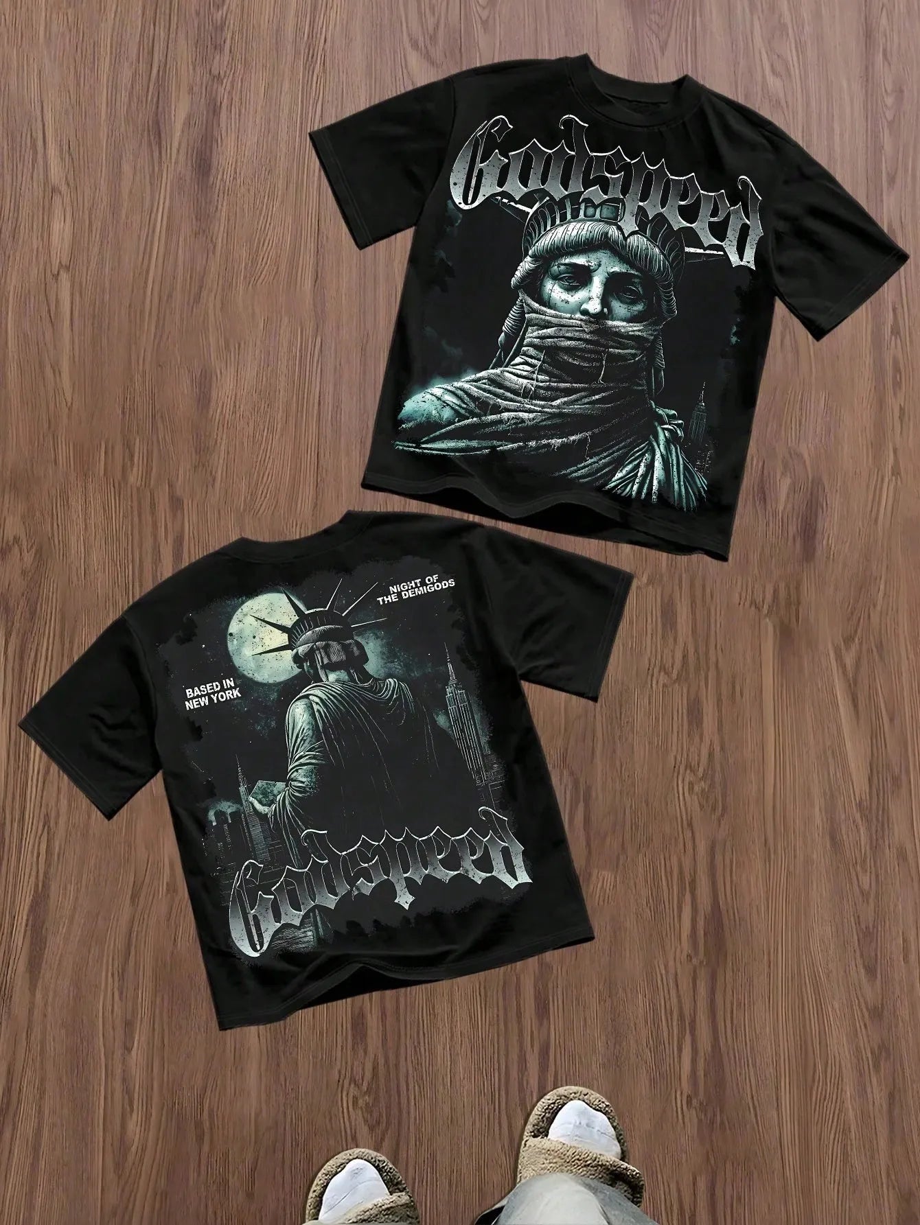Cheap T-shirt Jerseys 2026 Summer New Men's T-shirt with 3D Angel Pattern Print Street Casual Fashion Comfortable Soft Breathable Lightweight
