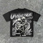 Cheap T-shirt Jerseys Harajuku Graphic Print T Shirts Y2k Tops Men Women High Street Oversized T Shirt Pro Choice Streetwear Vintage Tee Clothing