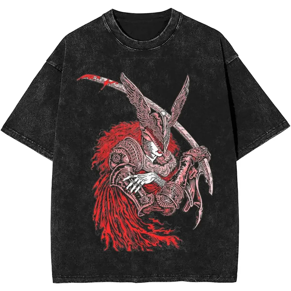 Cheap T-shirt Jerseys Malenia Blade Of Miquella Washed New Arrival Mens Clothes Tee Shirt Homme Graphic T-Shirts Men Tshirt for Men Ropa Hombre 62924