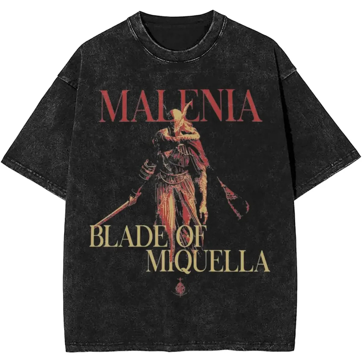 Cheap T-shirt Jerseys Malenia Blade Of Miquella Washed New Arrival Mens Clothes Tee Shirt Homme Graphic T-Shirts Men Tshirt for Men Ropa Hombre 62924
