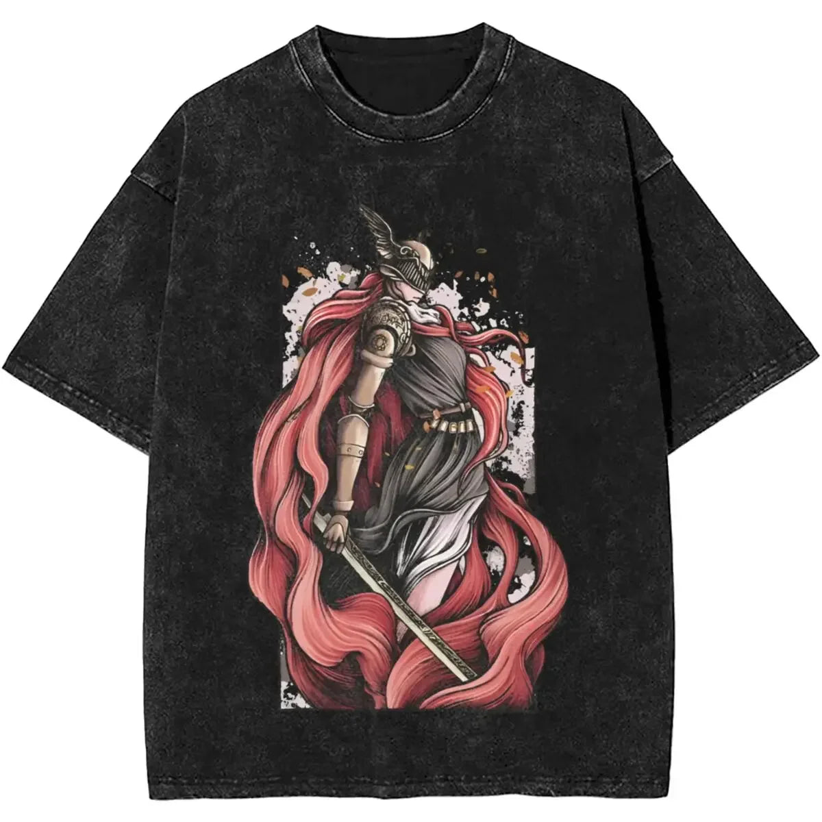 Cheap T-shirt Jerseys Malenia Blade Of Miquella Washed New Arrival Mens Clothes Tee Shirt Homme Graphic T-Shirts Men Tshirt for Men Ropa Hombre 62924