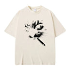 Cheap T-shirt Jerseys Funny Meme Smoking Cat Face Graphic T-shirts Men Women Casual Cotton Vintage T Shirts Men's Oversized T-shirts Cats Lovers Gifts