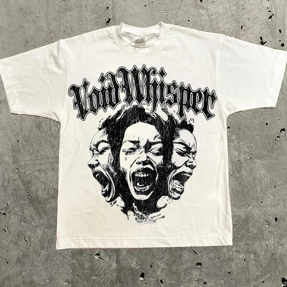 Cheap T-shirt Jerseys Harajuku Letter Graphic T Shirts Y2k Tops High Street Oversized T Shirt Pro Choice Streetwear Vintage Tee Clothing
