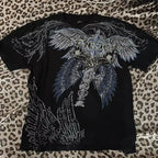 Cheap T-shirt Jerseys Retro Xtreme Angel Wing Men Yellow Short Sleeves Harajuku High Street American Fashion T-shirt Man Women Summer Tops