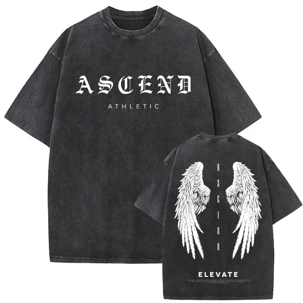 Cheap T-shirt Jerseys Christian Religious Jesus Forgive Them Father Vintage Washed T-shirt  Men Women Gothic Rock Oversized T Shirts Tops Streetwear