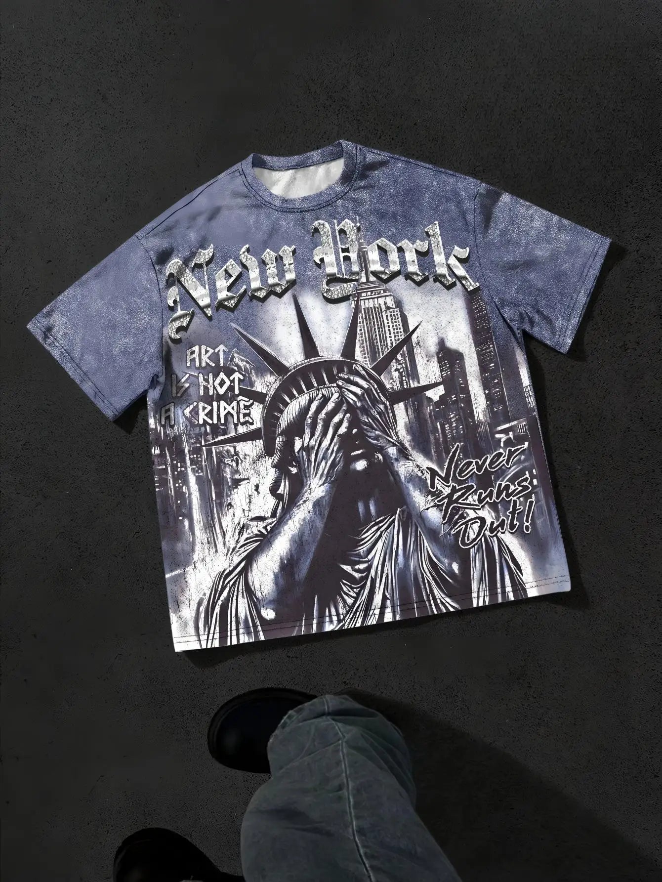 Cheap T-shirt Jerseys The 2026 summer new men's T-shirt features a casual fashionable comfortable soft and breathable 3D pattern print