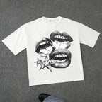Cheap T-shirt Jerseys Harajuku Letter Graphic T Shirts Y2k Tops High Street Oversized T Shirt Pro Choice Streetwear Vintage Tee Clothing