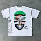 Cheap T-shirt Jerseys 2000s Vintage Casual Girl Print Y2k Women's Tshirts Short Sleeve O-Neck Streetwear Harajuku Gothic Tee Crop Top Men Kid Clothes